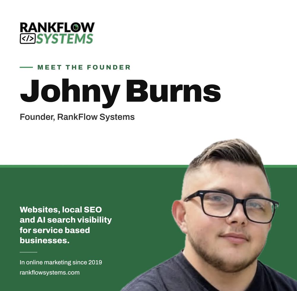 Johny Burns, founder of RankFlow Systems