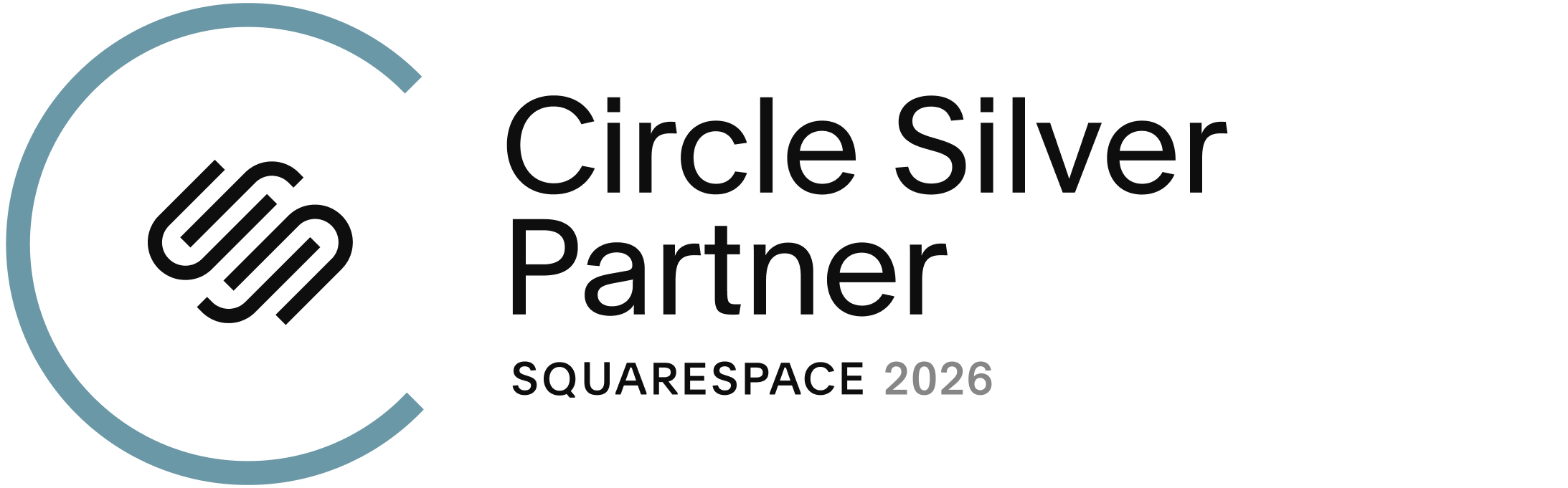 Squarespace Circle Silver Partner